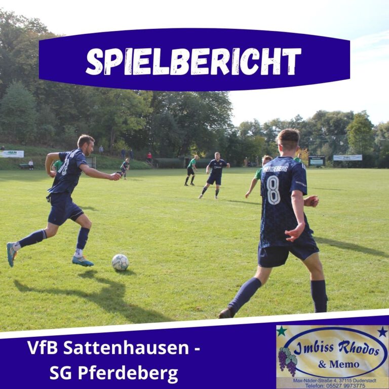 Read more about the article Spielbericht gegen Sattenhausen: SGP gewinnt umkämpftes Auswärtsspiel mit 1:0