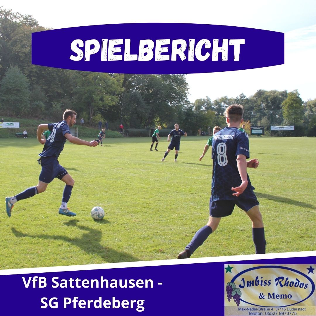 Read more about the article Spielbericht gegen Sattenhausen: SGP gewinnt umkämpftes Auswärtsspiel mit 1:0