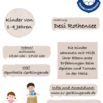 Unser neues Eltern-Kind Turnen